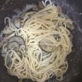 もぐもぐあやごはん's cooksnap of when they made キノコと茄子のヘルシークリームパスタ.