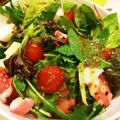 ☆Capri☆'s cooksnap of when they made 《節約チーズ》入り夏野菜お刺身サラダ.
