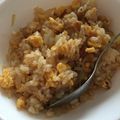 めろんぱん☆2's cooksnap of when they made 余った鶏皮で簡単チャーハン（＾ω＾）.