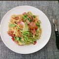 サエブゥ's cooksnap of when they made 簡単！ベーコンとキャベツのパスタ.