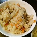 松ぼっくり。's cooksnap of when they made 鶏とごぼうの炊き込みご飯.