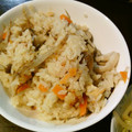 松ぼっくり。's cooksnap of when they made 鶏とごぼうの炊き込みご飯.
