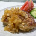 ちょこれーとなっつ's cooksnap of when they made 玉ねぎソースの豆腐ＩＮハンバーグ♡.