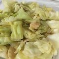 taeko417's cooksnap of when they made 常備菜に！キャベツと油揚げのお浸し.