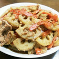 かいぷ＆さやにゃー's cooksnap of when they made 蓮根と人参のきんぴら.
