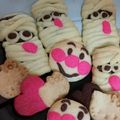 あまはやママ's cooksnap of when they made ハロウィン☆ミイラのチョコ包みクッキー.
