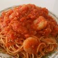 sy1's cooksnap of when they made エビのトマトソースパスタ.