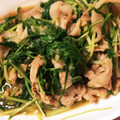 tamasaku3's cooksnap of when they made あぁたまらん。豚コマと水菜の辛子炒め.