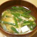 yako777's cooksnap of when they made ニラたまお味噌汁.