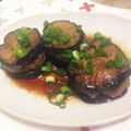 annchobi's cooksnap of when they made ☆ナスの肉挟み焼き☆.