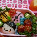 ますみんち's cooksnap of when they made 簡単キャラ弁☆てんとう虫のお弁当♪.