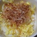 tukishimamiyabi's cooksnap of when they made ❀白菜のかつお節和え.