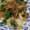 tukishimamiyabi's cooksnap of when they made ひき肉とピーマンの麻婆風炒め☆.