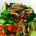くっくはるちゃん's cooksnap of when they made 豚肉と小松菜の生姜炒め.