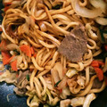 Aya303's cooksnap of when they made 回鍋肉風焼きうどん.
