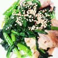 三樹の母's cooksnap of when they made ほうれん草と豚の炒め物.