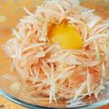 お芋とトマト's cooksnap of when they made 新玉ねぎの明太子ユッケ風.