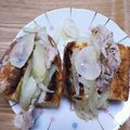 らりるれろろんぱ's cooksnap of when they made 簡単！フランスパンで豚肉ボリュームサンド.