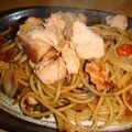 mikiha5's cooksnap of when they made 秋鮭で和風パスタ。.
