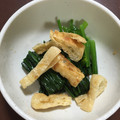 anemonenan's cooksnap of when they made ほうれん草と小揚げのおひたし.