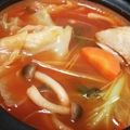 fotenan's cooksnap of when they made 簡単★トマトジュースでトマト鍋！.