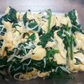 み〜も's cooksnap of when they made ポン酢中華味♪ニラとモヤシの甘炒り卵和え.