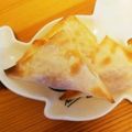 クックQXCOV0☆'s cooksnap of when they made 焼売の皮が余ったら…生ハムチーズ.