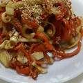 yukoahi's cooksnap of when they made 大根皮☆きんぴら.
