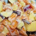 よぉぎゅると's cooksnap of when they made 切ってあえるだけ！柿とリンゴのサラダ.