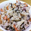 チョイコ's cooksnap of when they made ひじきときのこ 十六穀米の炊き込みご飯！.