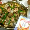 イチゴおれんじ's cooksnap of when they made スペインの素で本格フライパンパエリア♪.