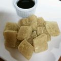 はゆ☆るめ's cooksnap of when they made 信玄餅っぽい？黒糖ぎゅうひ☆きな粉がけ.