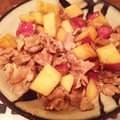 whiskywoof's cooksnap of when they made ご飯が進む！豚バラとさつま芋の甘辛炒め.