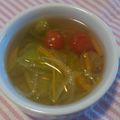 ひれまま's cooksnap of when they made 味つけ昆布茶のみ☆どっさりレタススープ！.