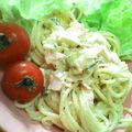 鬼嫁ちーちゃん's cooksnap of when they made ちょっとリッチな味のスパサラ.