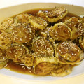 ゆいこ２１００'s cooksnap of when they made おからもちで♪蓮根のはさみ焼き　甘酢あん.