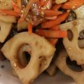クックEK8HDB☆'s cooksnap of when they made 食感が後引く、レンコンのきんぴら.