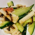 みつえぽん's cooksnap of when they made 簡単！きゅうりと山芋の梅和え.