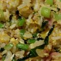 aaaayama's cooksnap of when they made 小松菜とベーコンの炒飯.