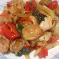 snow012's cooksnap of when they made ■タイの定番料理♪鶏肉のバジル炒め■.