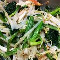 たっちゃんママ。's cooksnap of when they made ホーレン草ともやしの胡麻和え.