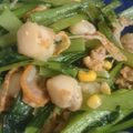 クックEZ6W6U☆'s cooksnap of when they made 小松菜とホタテ ♪塩ニンニク炒め ♪.