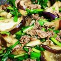 uka0430's cooksnap of when they made 牛肉と茄子のオイスターソース炒め.