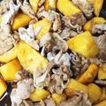 mahm's cooksnap of when they made さつまいもと豚肉の甘辛炒め煮.