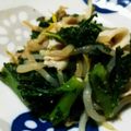 たぼーん's cooksnap of when they made 春菊ともやしと豚バラのポン酢あえ.