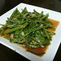 愛吃香菜的姐姐's cooksnap of when they made タイ風空芯菜の味噌炒め★1分でパックブン.