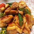 atatanno's cooksnap of when they made 鶏肉とおくらトマトのはちみつ味噌炒め♪.
