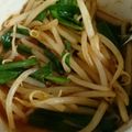 Aya303's cooksnap of when they made 簡単10分で◎もやしとニラのピリ辛ナムル.