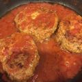 hohohorn_a's cooksnap of when they made トマト煮込みハンバーグ.