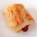 ぴっぴりから's cooksnap of when they made 冷凍パイシートで❀たまごウインナーパイ.